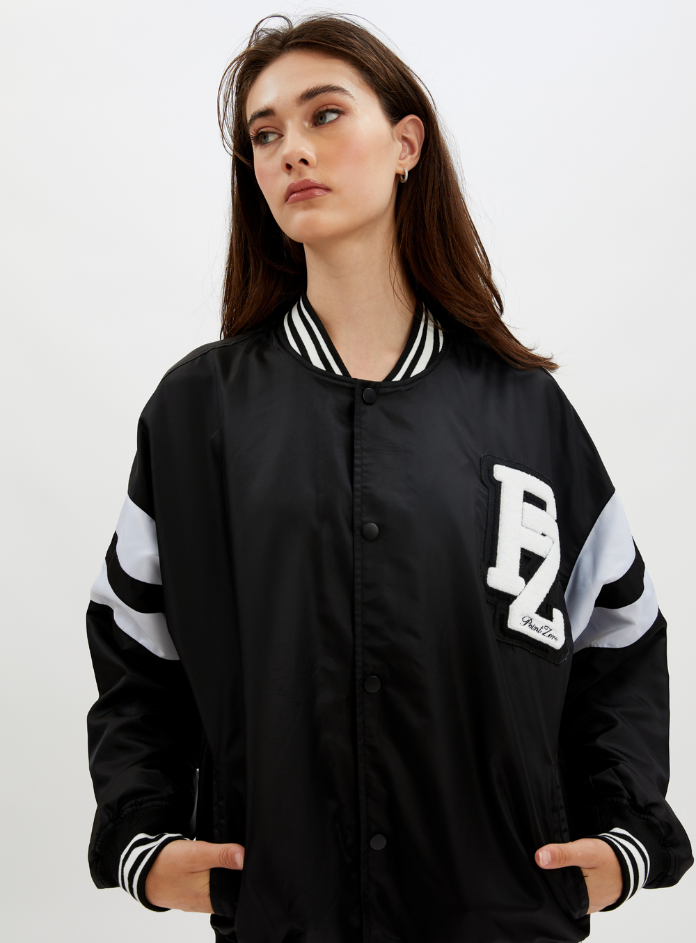 Seasons black sales baseball jacket