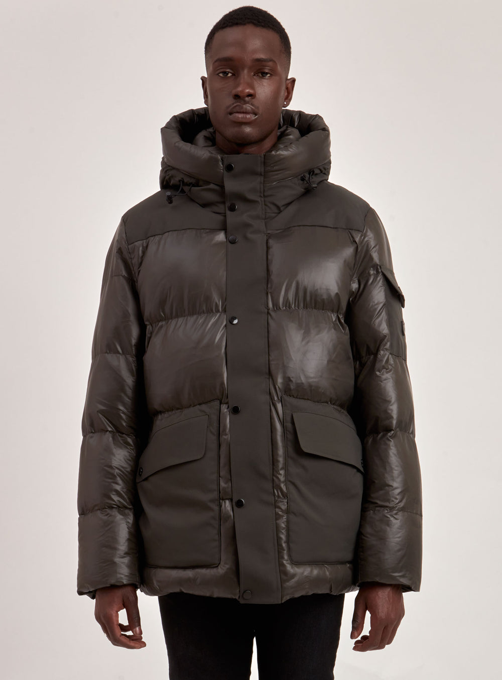 ELI | QUILTED ECO DOWN PUFFER (-20°C)-MILITARY||ELI | DOUDOUNE ECO REMBOURREE-MILITAIRE