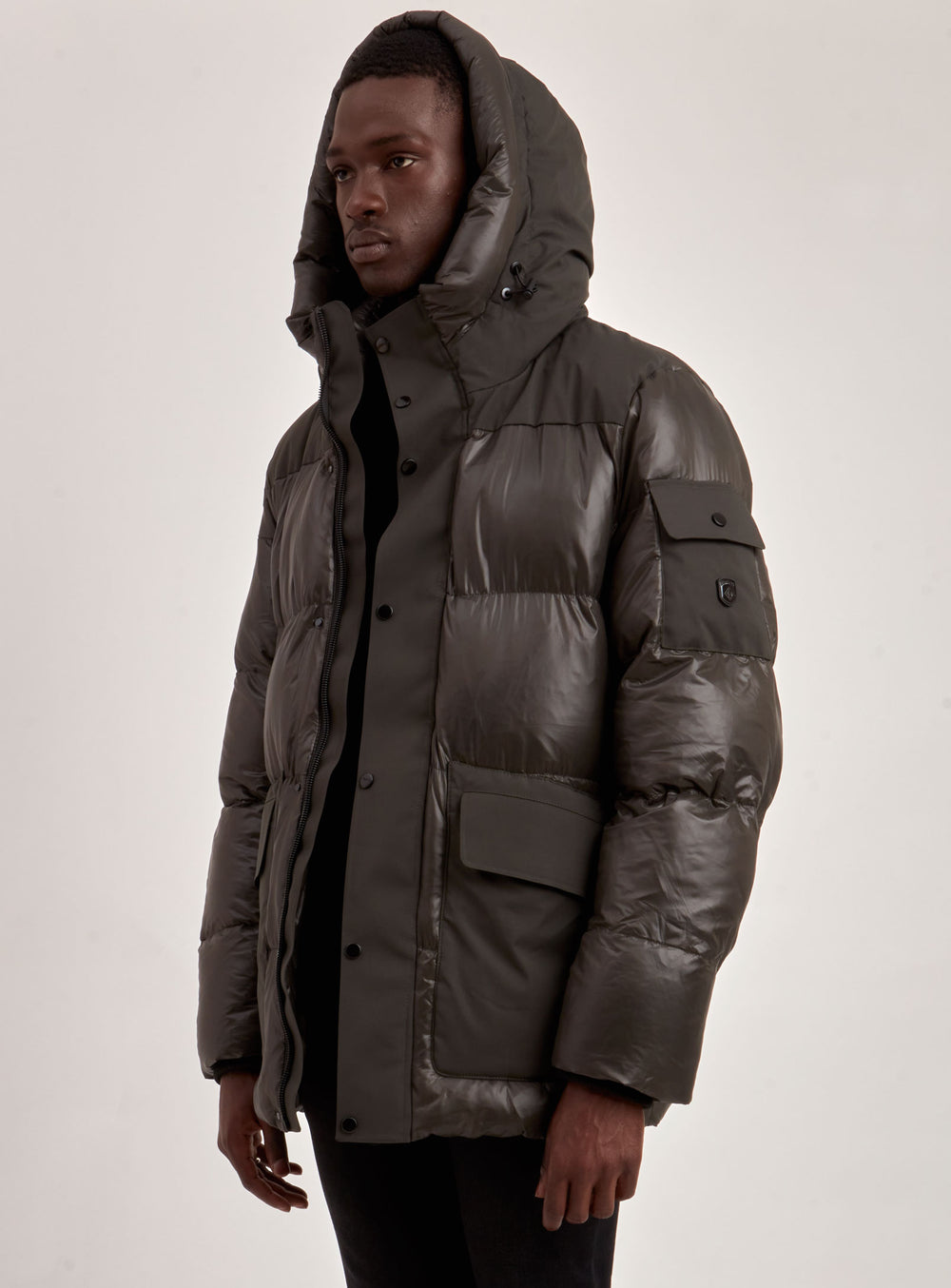 ELI | QUILTED ECO DOWN PUFFER (-20°C)-MILITARY||ELI | DOUDOUNE ECO REMBOURREE-MILITAIRE