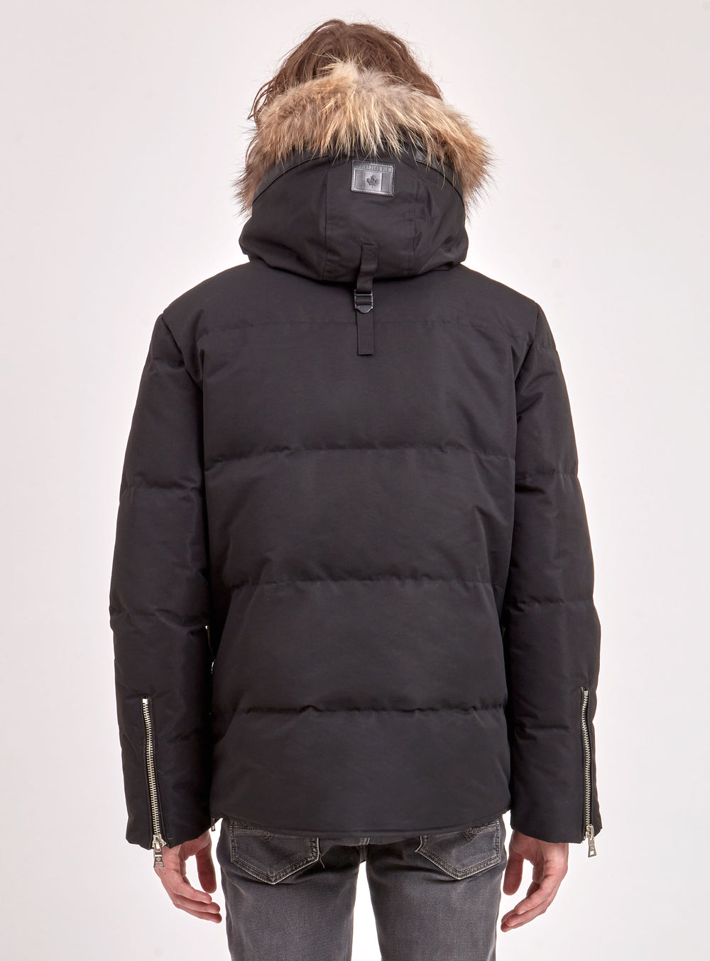 CASEY | BLACK LABEL PREMIUM DOWN RACCOON FUR TRIM JACKET (-40°C)-BLACK