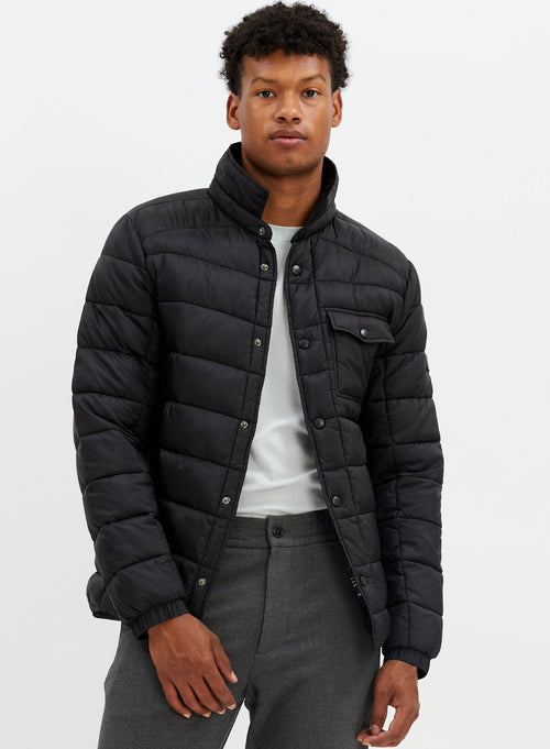 Point zero down filled chevron coat sale