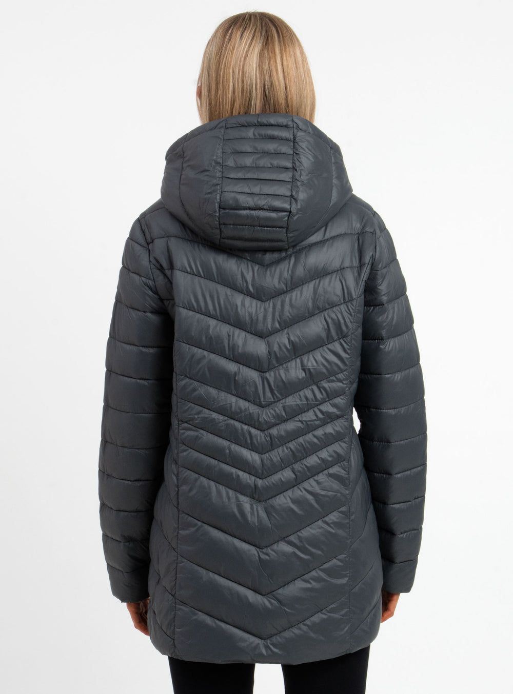 MARTEL | LONG PACKABLE ULTRALIGHT JACKET-FOG||MARTEL | MANTEAU LONG COMPRESSIBLE ULTRALÉGER-VOLONTÉ