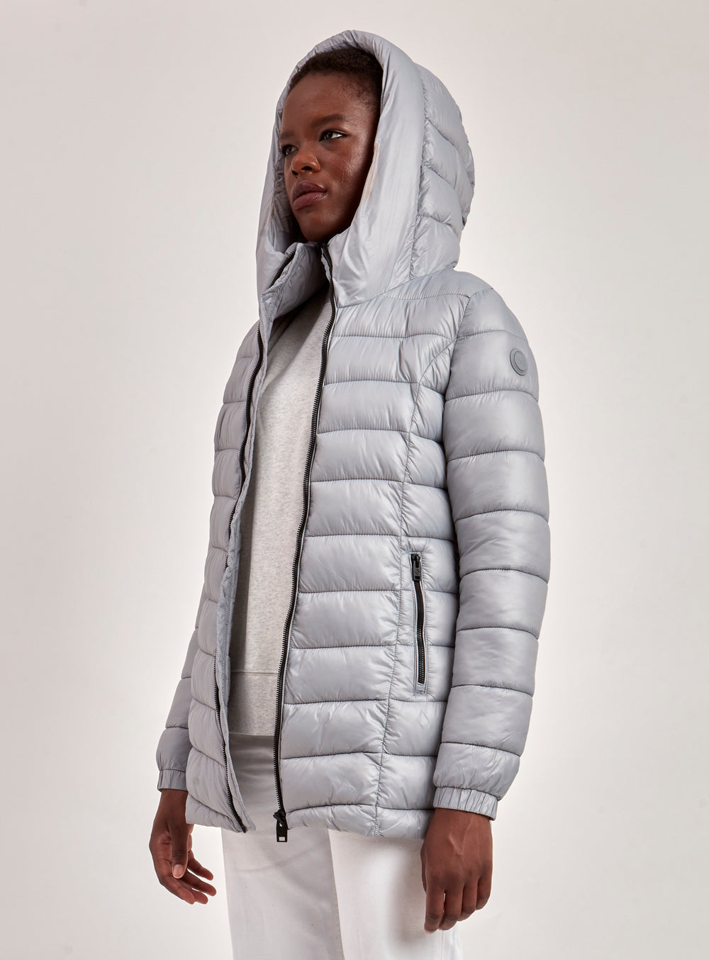 CLAUDIA | LONG MID-WEIGHT PUFFER COAT-ASH||CLAUDIA | MANTEAU PUFFER LONG POIDS MOYEN-CENDRE