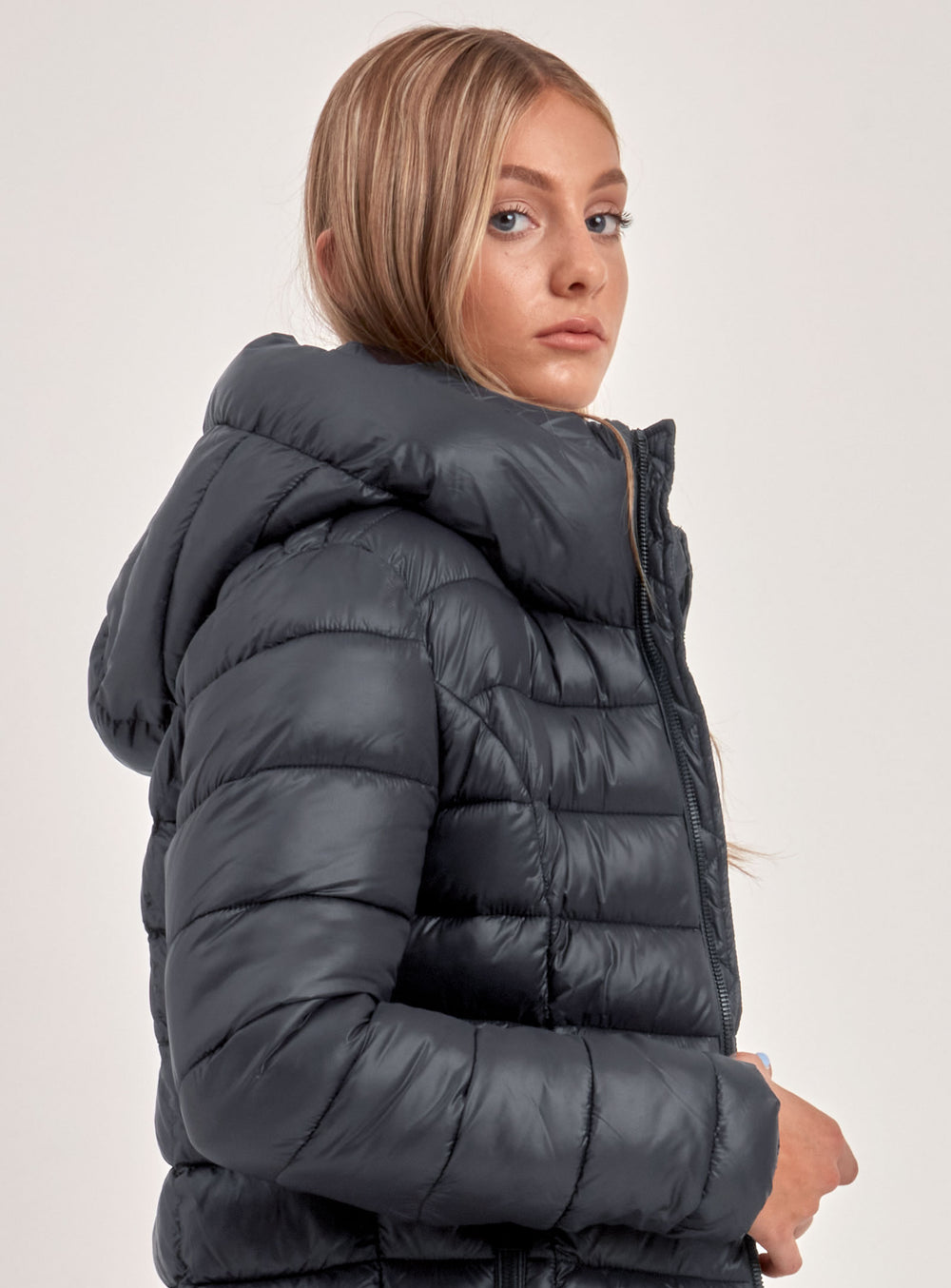 LONG PUFFER COAT PRO MID-WEIGHT W/ HOOD
-FOG