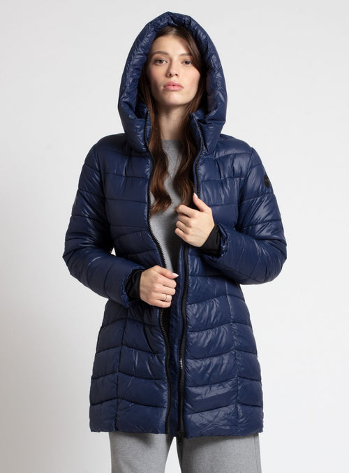 HAILEY | Long quilted midweight puffer jacket – Point Zero Canada