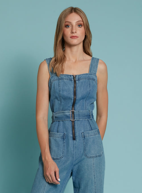 Medium indigo denim||Jean indigo moyen