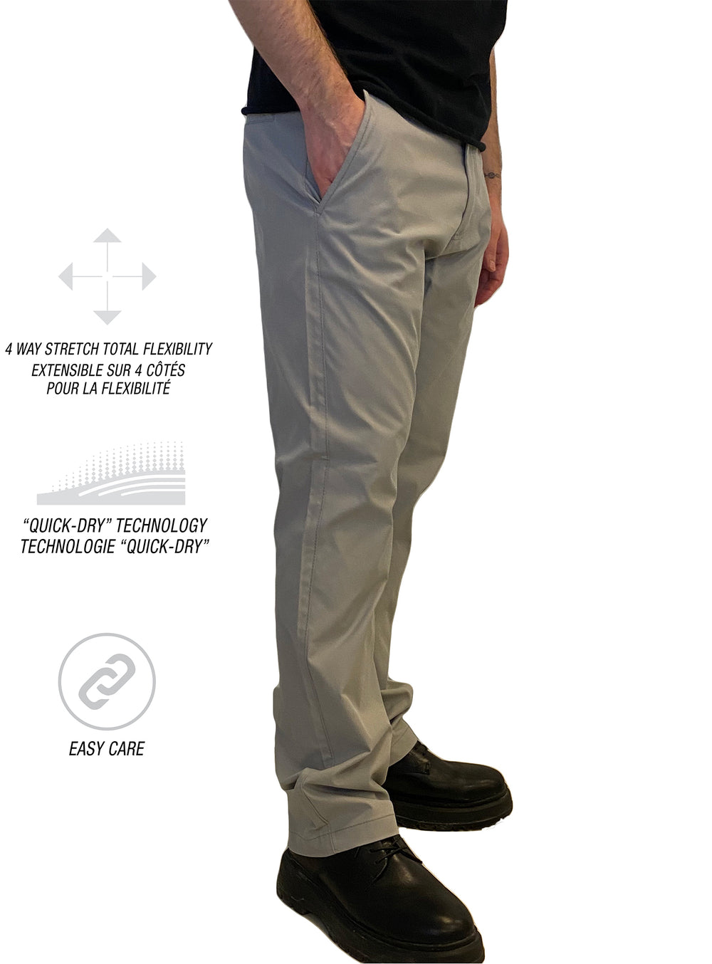 JAY  Twill mechanical stretch pants – Point Zero