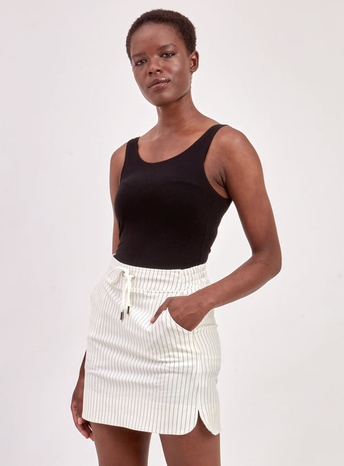 MOYA | Casual striped skirt || Jupe rayée décontractée