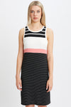 MACY| Sleeveless color block/multi-stripe dress || MACY|Robe color block / multi-rayures sans manches