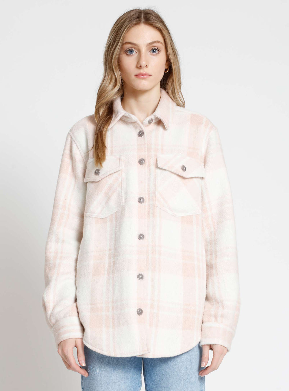 COLETTE Big check soft shacket Point Zero