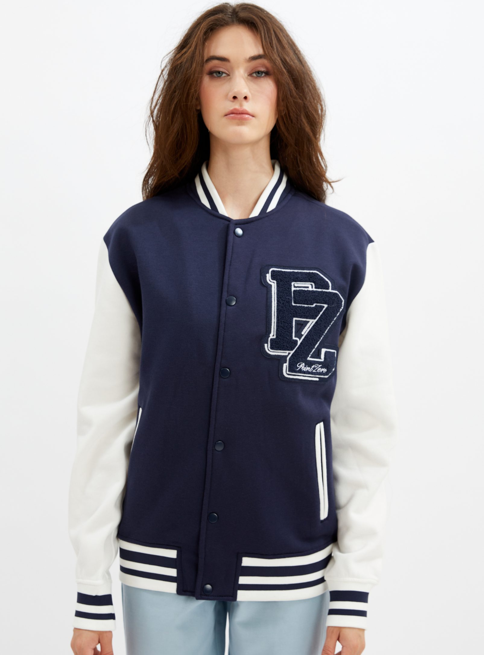 YORKDALE | Varsity unisex sweatshirt fleece jacket