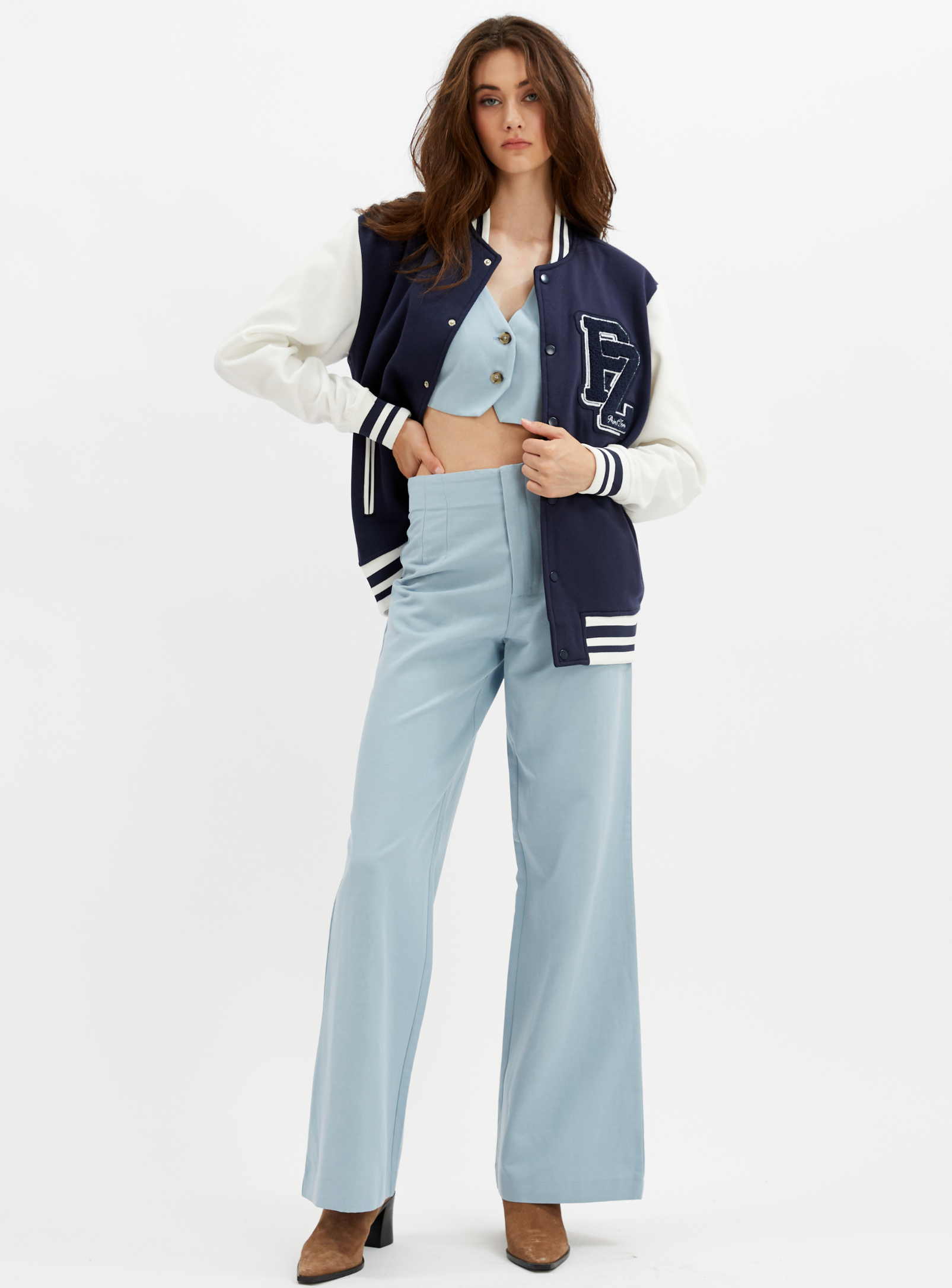 YORKDALE | Varsity unisex sweatshirt fleece jacket